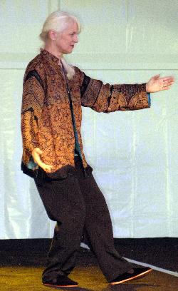 Marjorie Jackson demonstrating the Yang Long Form at Austin Chinatown Center