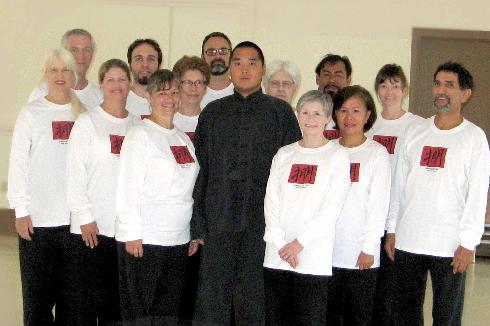 Chen Wei Tung with Tai Chi Chuan students at Texas Workshop 2008